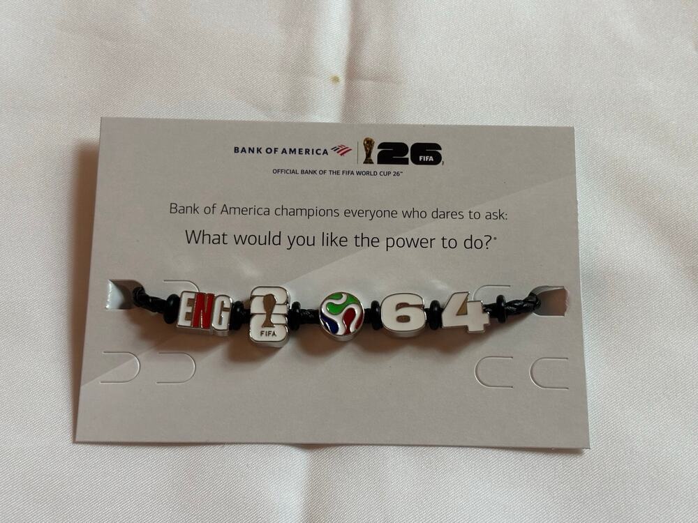 FIFA 2026 England 6-4 Commemorative Bracelet Small